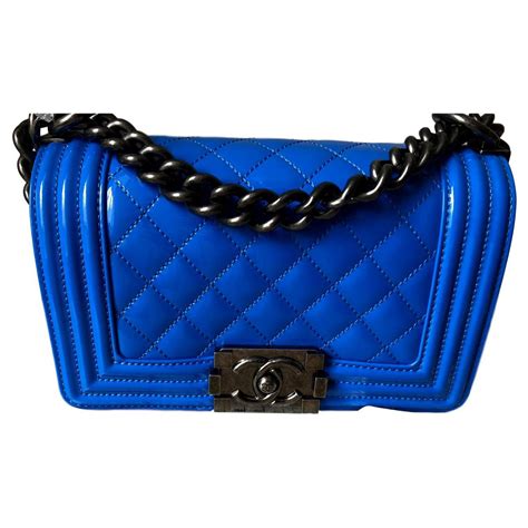 chanel labelov blue boy bag|chanel bag.